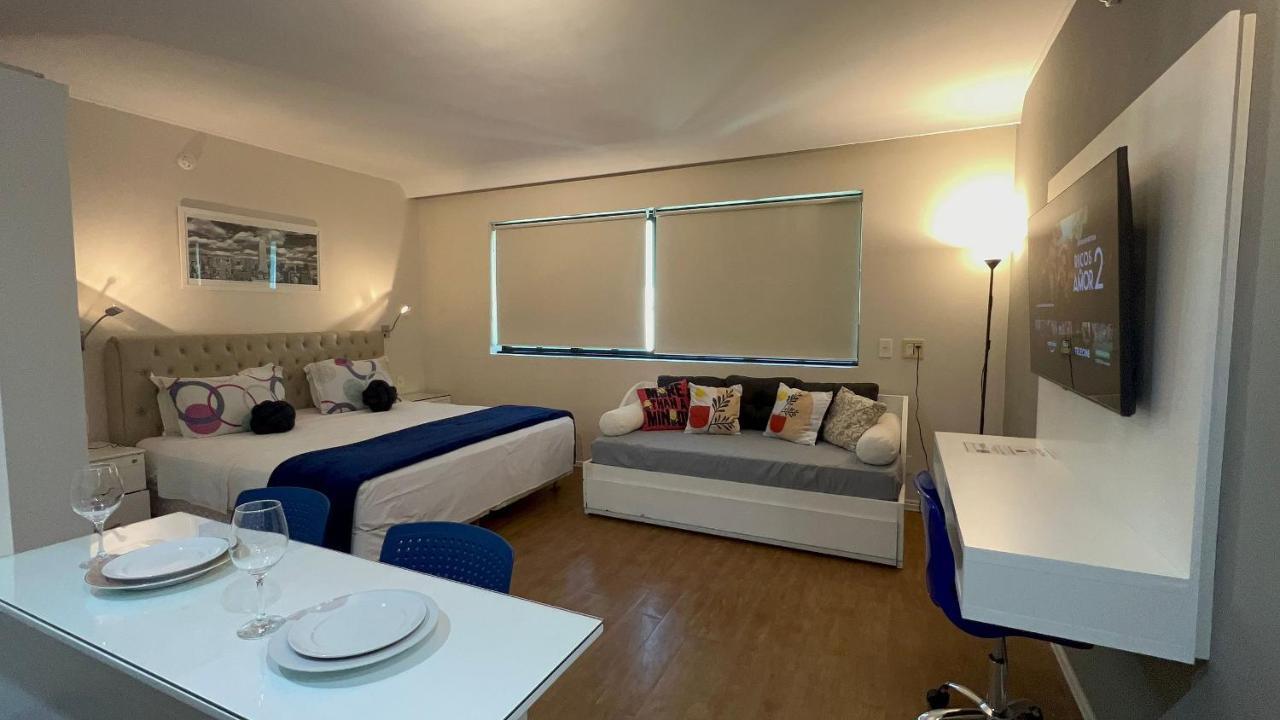 Flat Av. Ibirapuera 2534 C/ Estacionamento Uh1301 Hotel São Paulo Kültér fotó