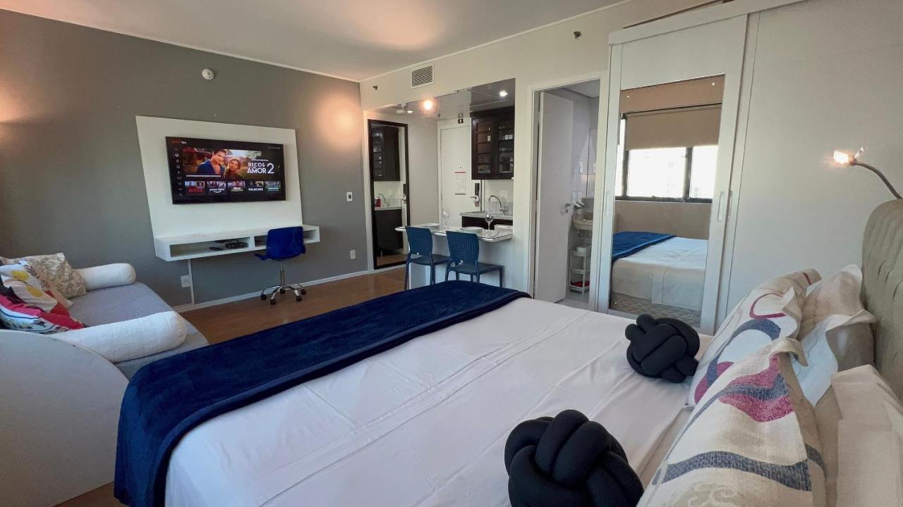 Flat Av. Ibirapuera 2534 C/ Estacionamento Uh1301 Hotel São Paulo Kültér fotó