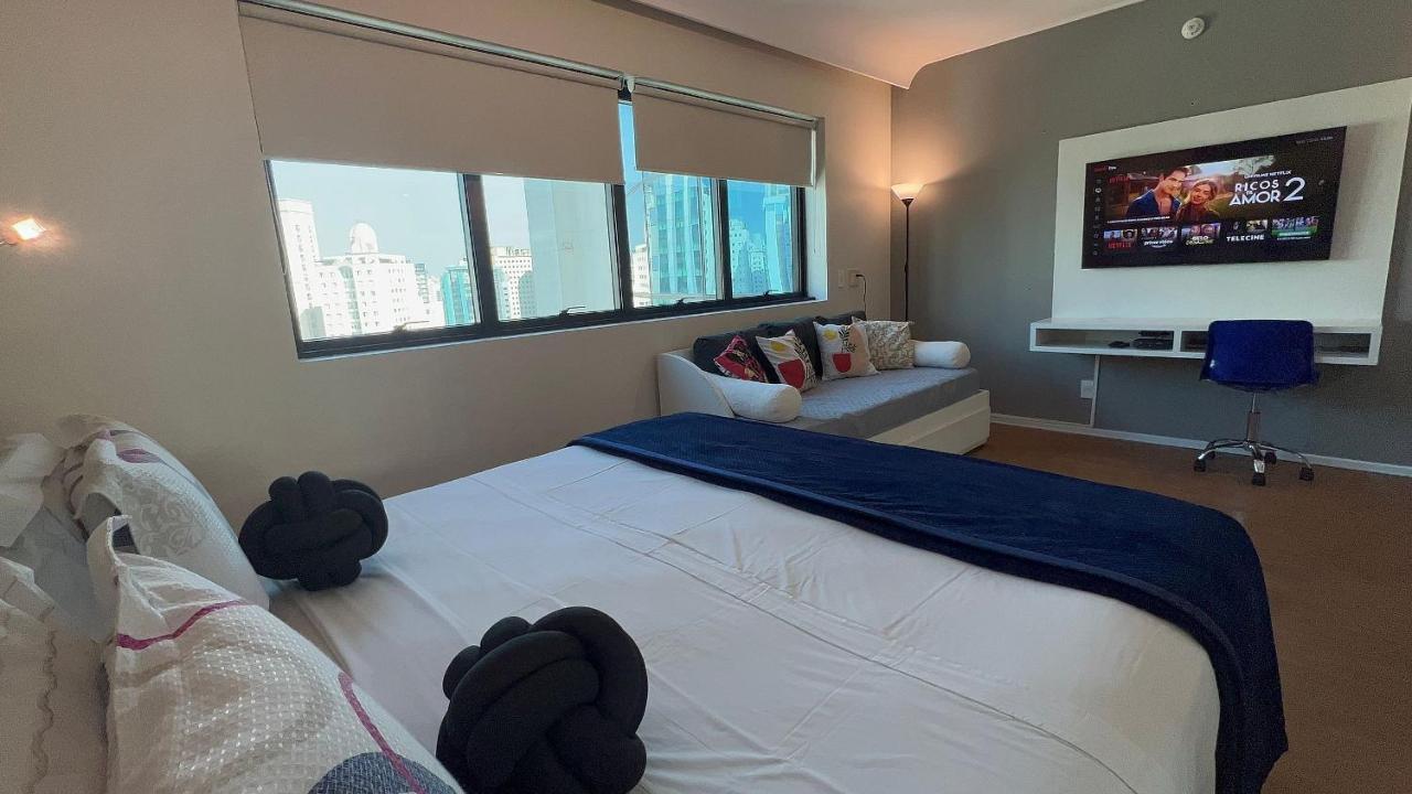 Flat Av. Ibirapuera 2534 C/ Estacionamento Uh1301 Hotel São Paulo Kültér fotó